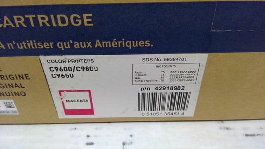 Okidata C9600/C9800 Magenta Toner