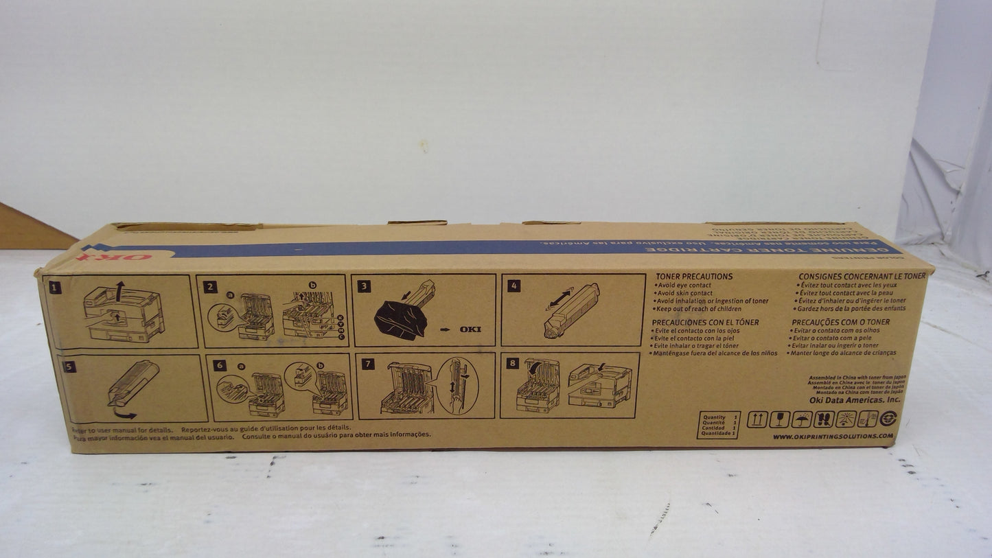 OKI 42918982 Magenta Toner Cartridge Genuine OEM for C9600 C9650 C9800
