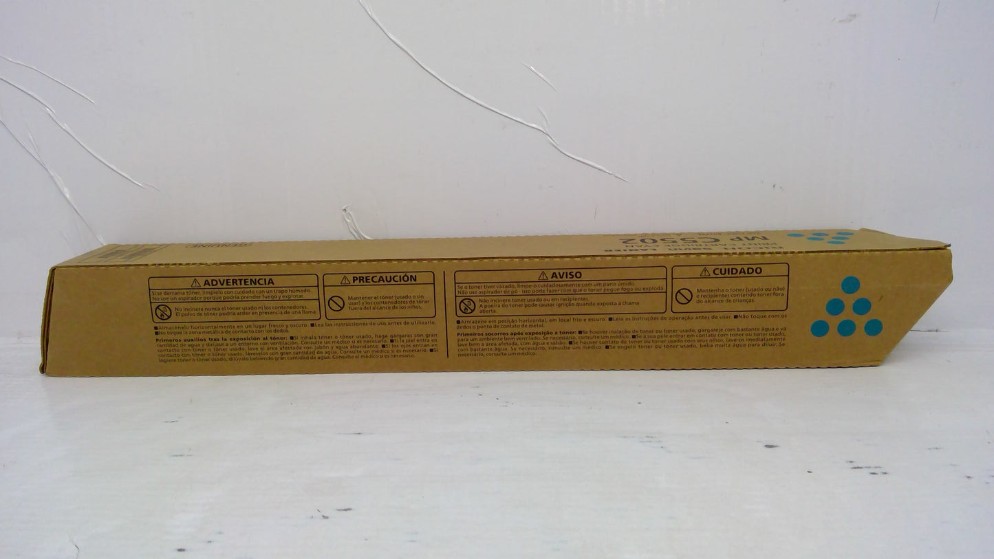 Ricoh 841754 Cyan Toner Cartridge Genuine OEM for MP C4502 C5502