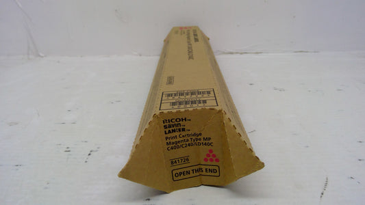 Ricoh 841726 Magenta Toner Cartridge Genuine OEM for MP C300 C400 C240