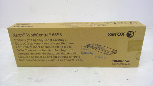 Xerox 106R02746 Yellow Toner Cartridge for WorkCentre 6655 (Metered)