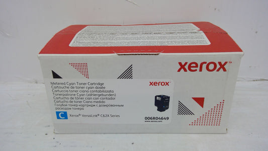 Xerox 006R04649 Cyan Toner Cartridge for VersaLink C620 C625 (Metered)