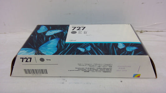 Genuine HP B3P24A (727) Gray Ink Cartridge *EXPIRED MAY 2018*