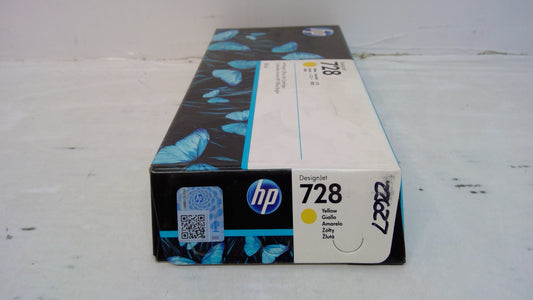 Genuine HP F9K15A (728) Yellow Ink Cartridge *EXPIRED MAY 2023*