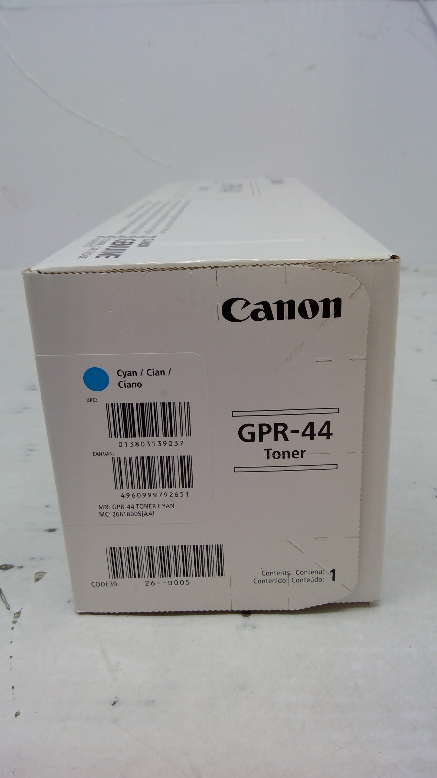 Genuine Canon GPR-44 (2661B005AA) Cyan Toner for Color imageRUNNER LBP5280
