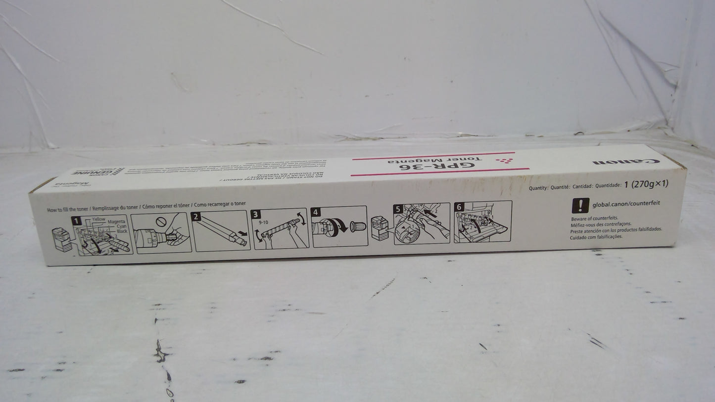 Genuine Canon GPR-36 (3784B003AA) Magenta Toner