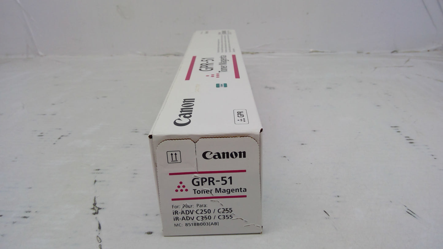 Genuine Canon GPR-51 (8518B003AB) Magenta Toner