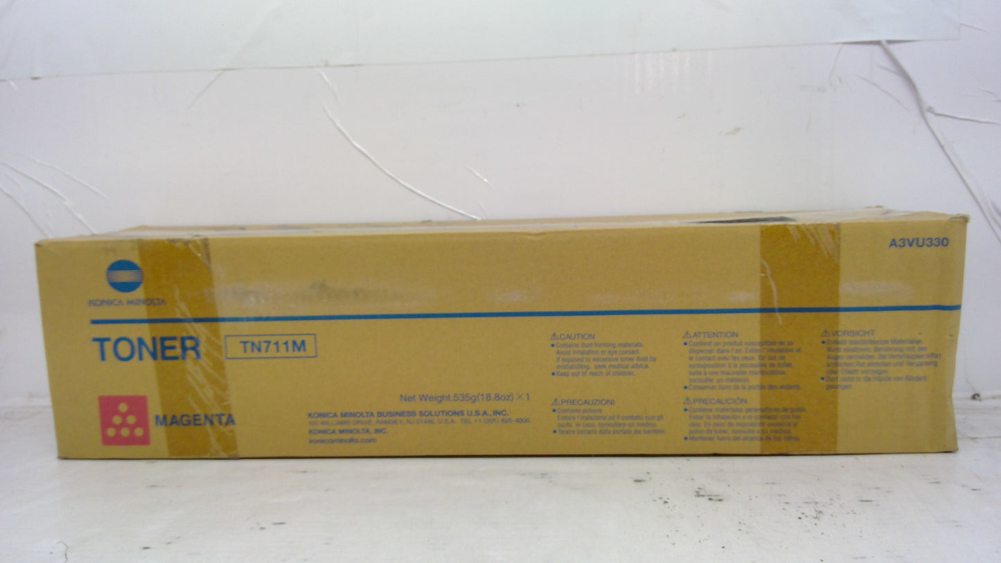 Genuine Konica Minolta A3VU330 (TN711M) Magenta Toner