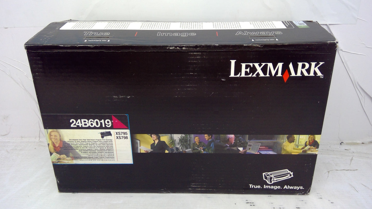 Genuine Lexmark 24B6019 Magenta Extra High Yield Toner Cartridge