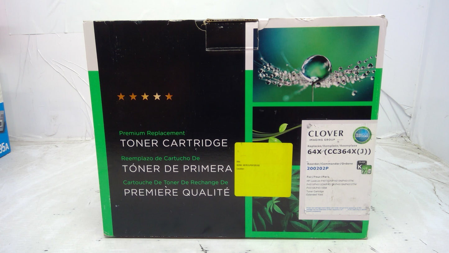 Clover Imaging HP Compatible 200202P 64X (CC364X) High Yield Black Toner Cartridge