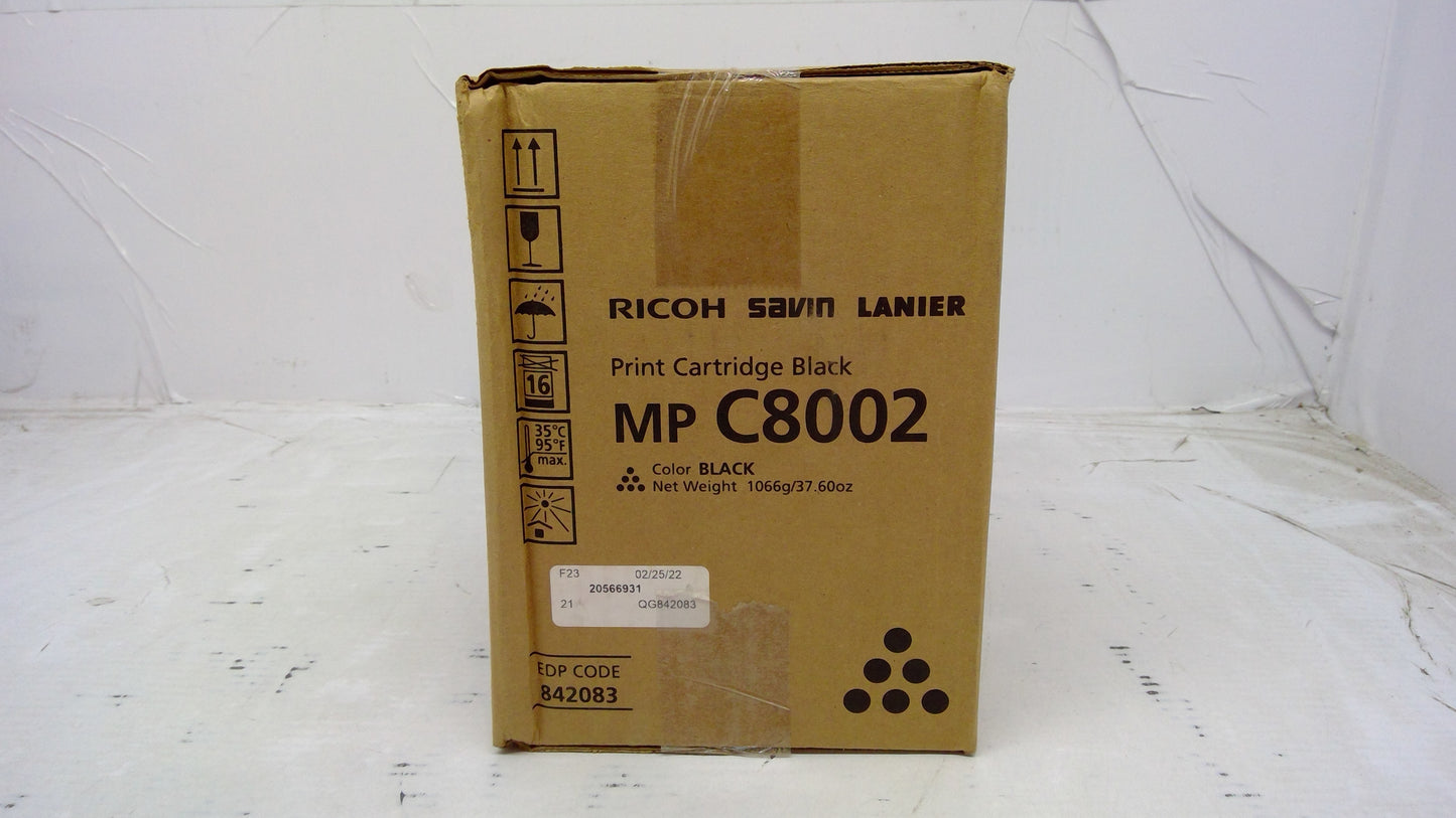 Genuine Ricoh MP C8002 (842083) Black Toner
