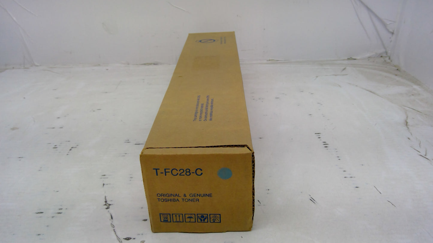 Genuine Toshiba T-FC28-C (TFC28C) Cyan Toner