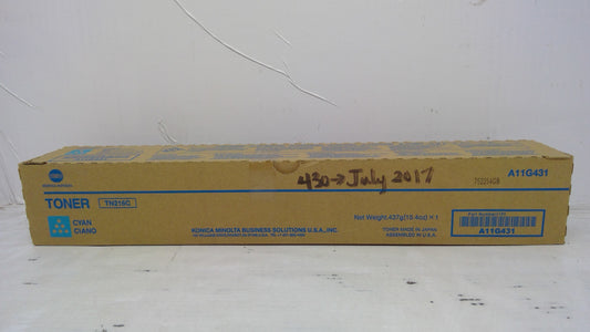 Genuine Konica Minolta A11G431 (TN216C) Cyan Toner - SunnyToner | Operated by MBI International