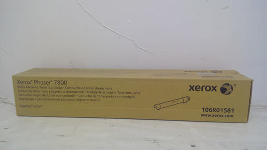 Genuine Xerox Phaser 7800 106R01581 (106R1581) Black Metered Toner Cartridge