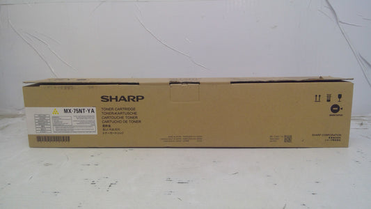 Genuine Sharp MX-75NT-YA High Yield Yellow Toner