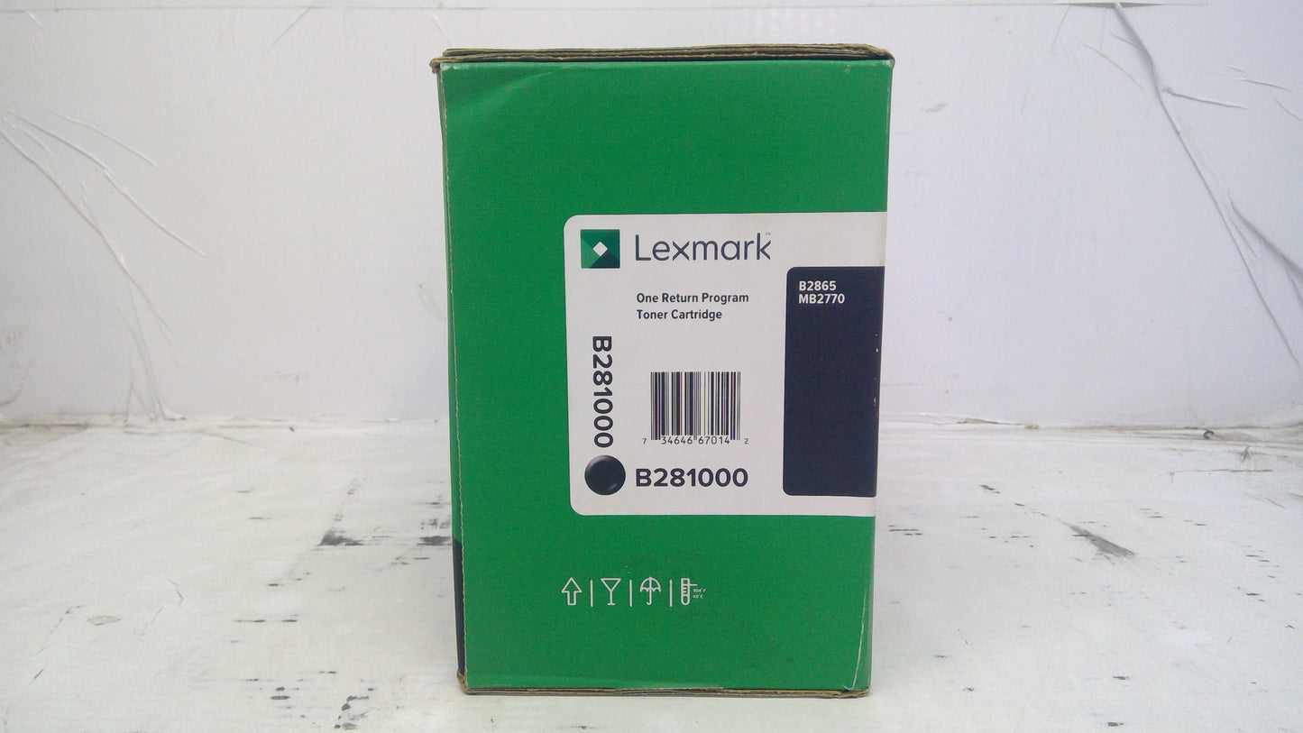 Genuine Lexmark B281000 Black Toner Cartridge for B2865/MB2770