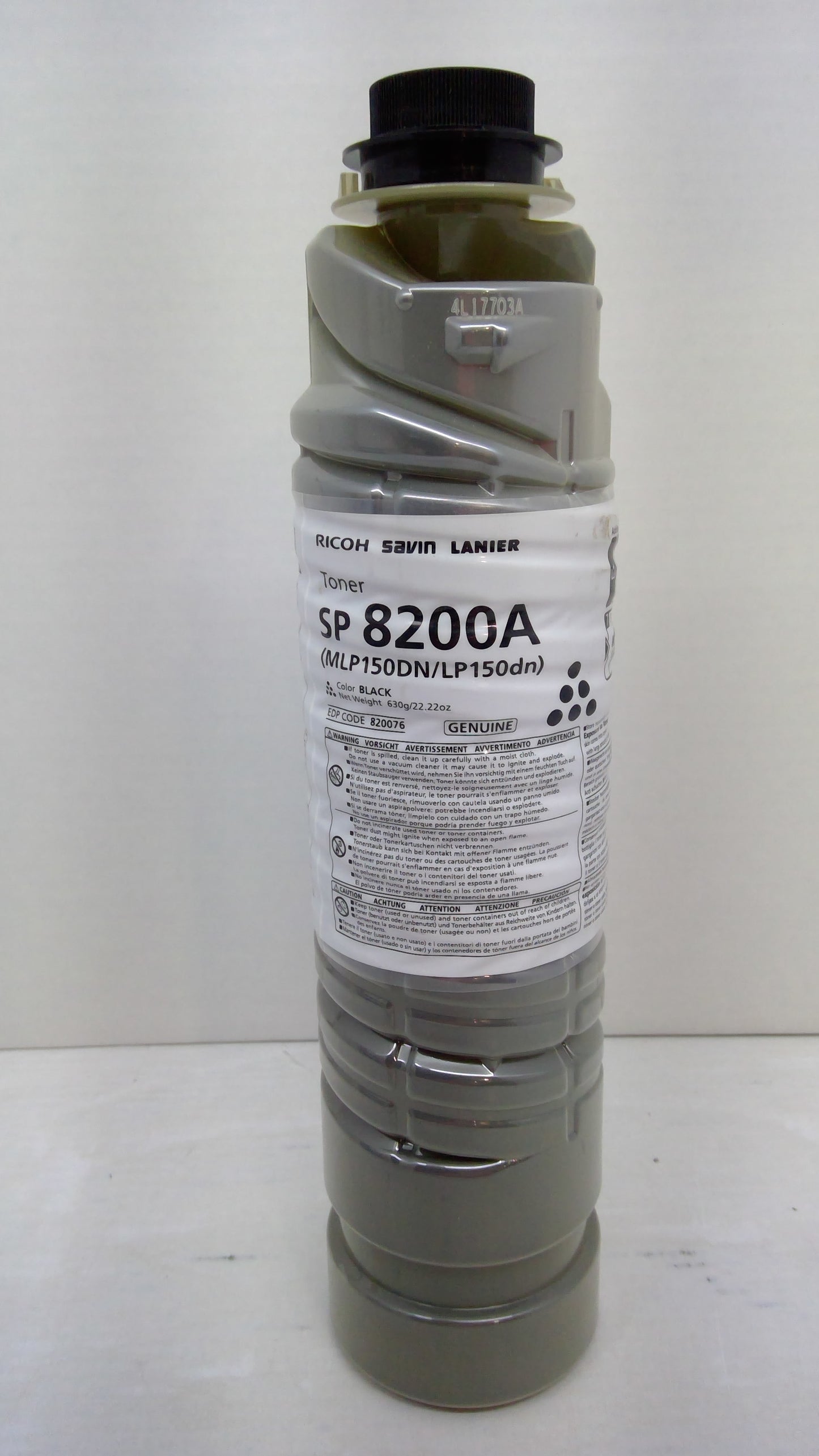 Ricoh 820076 Black Toner Cartridge Genuine OEM for SP 8200