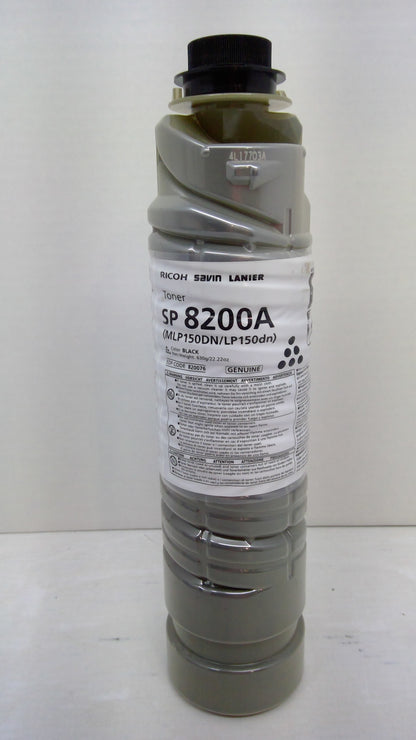 Ricoh 820076 Black Toner Cartridge Genuine OEM for SP 8200