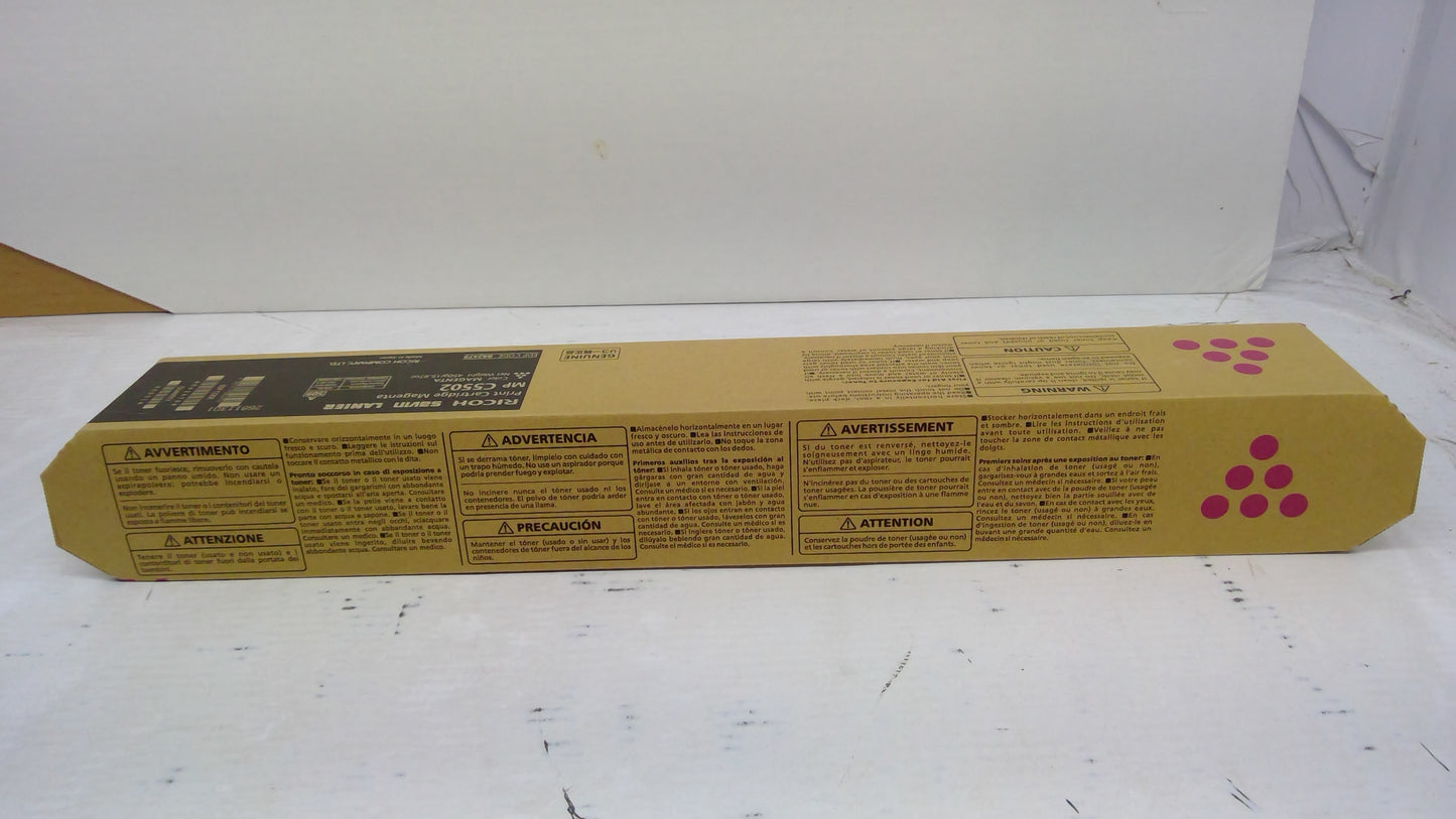 Ricoh 842479 Magenta Toner Cartridge Genuine OEM for MP C4502 C5502