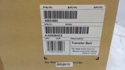 OKI 42931602 Transfer Belt Genuine OEM for C9600 C9650 C9800