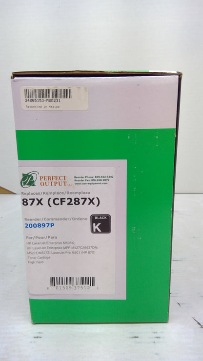 Compatible HP CF287X Black Toner Cartridge for M506 M527 (Remanufactured) | Clover