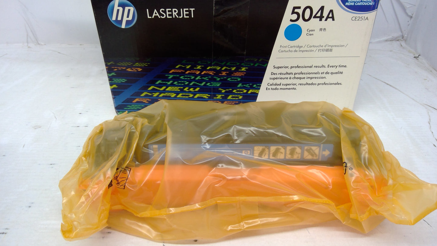 HP CE251A Cyan Toner Cartridge (Open Box) for Color LaserJet CP3525 CM3530