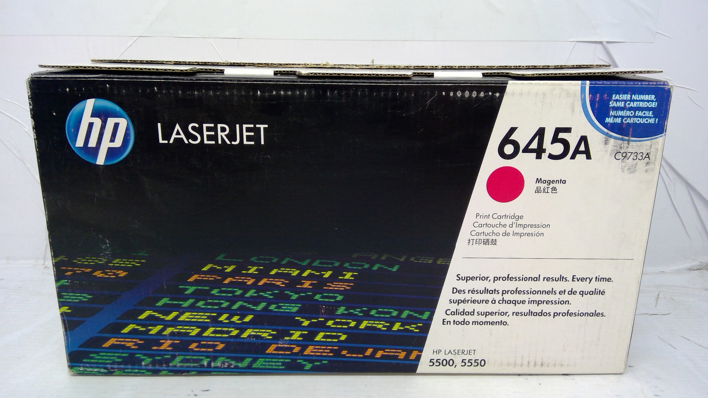 HP C9733A Magenta Toner Cartridge (Open Box) for Color LaserJet 5500 5550