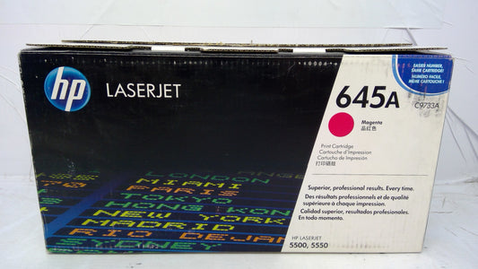 HP C9733A Magenta Toner Cartridge (Open Box) for Color LaserJet 5500 5550