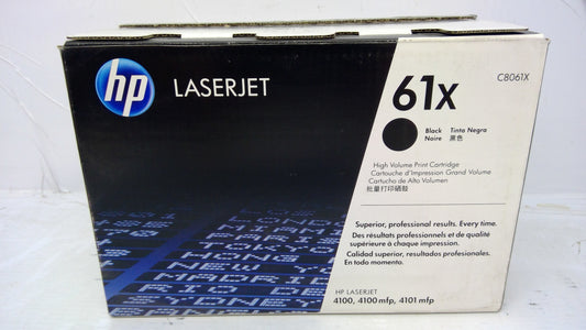 HP C8061X Black Toner Cartridge (Open Box) for LaserJet 4100 4100 MFP