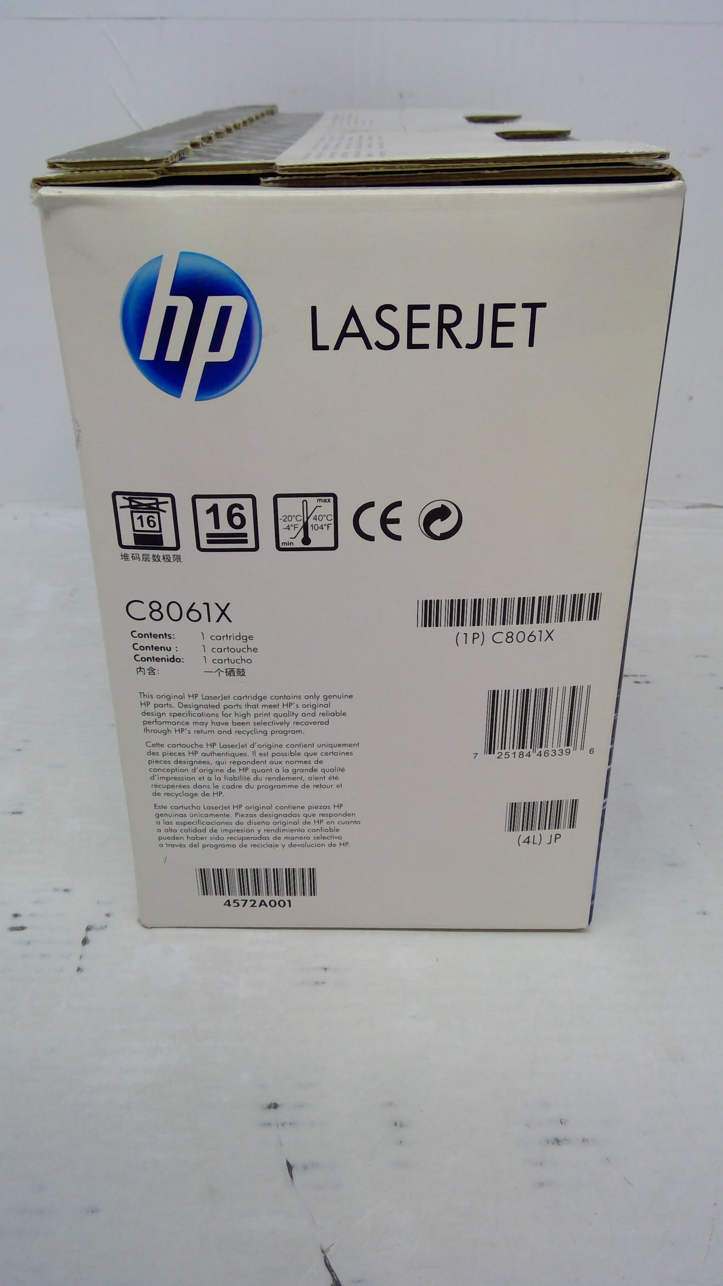 HP C8061X Black Toner Cartridge (Open Box) for LaserJet 4100 4100 MFP