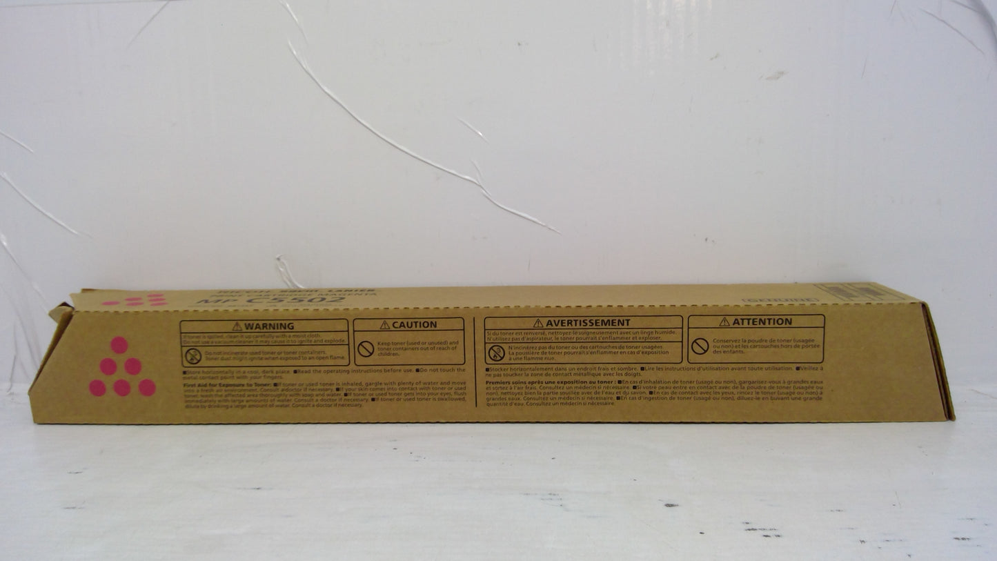 Ricoh 841753 Magenta Toner Cartridge Genuine OEM for MP C4502 C5502
