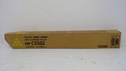 Genuine Ricoh MP C5502 Yellow Toner Cartridge (841752)