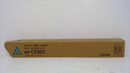 Ricoh 841754 Cyan Toner Cartridge Genuine OEM for MP C4502 C5502