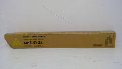 Ricoh 841736 Yellow Toner Cartridge Genuine OEM for MP C3002 C3502