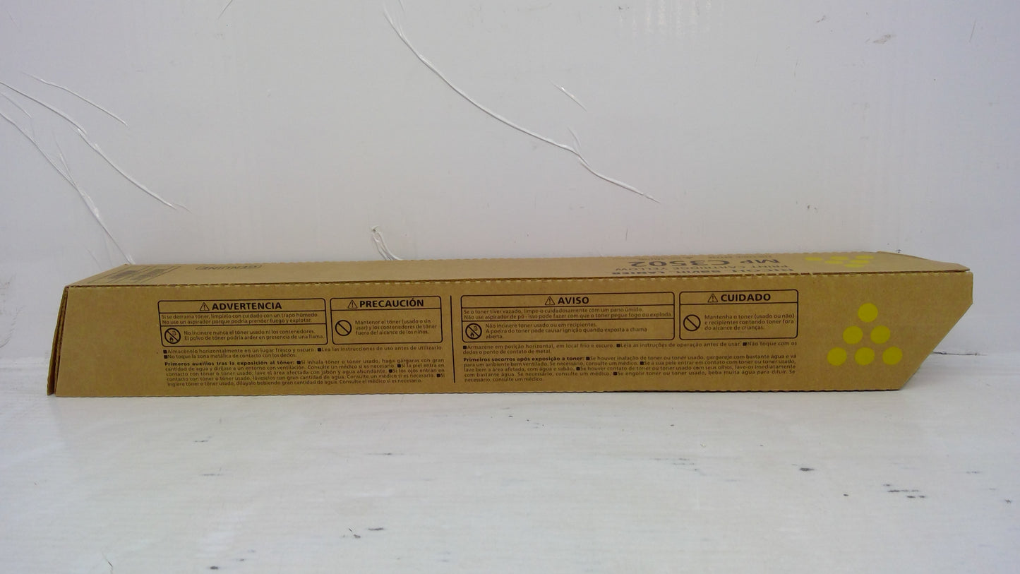Ricoh 841736 Yellow Toner Cartridge Genuine OEM for MP C3002 C3502