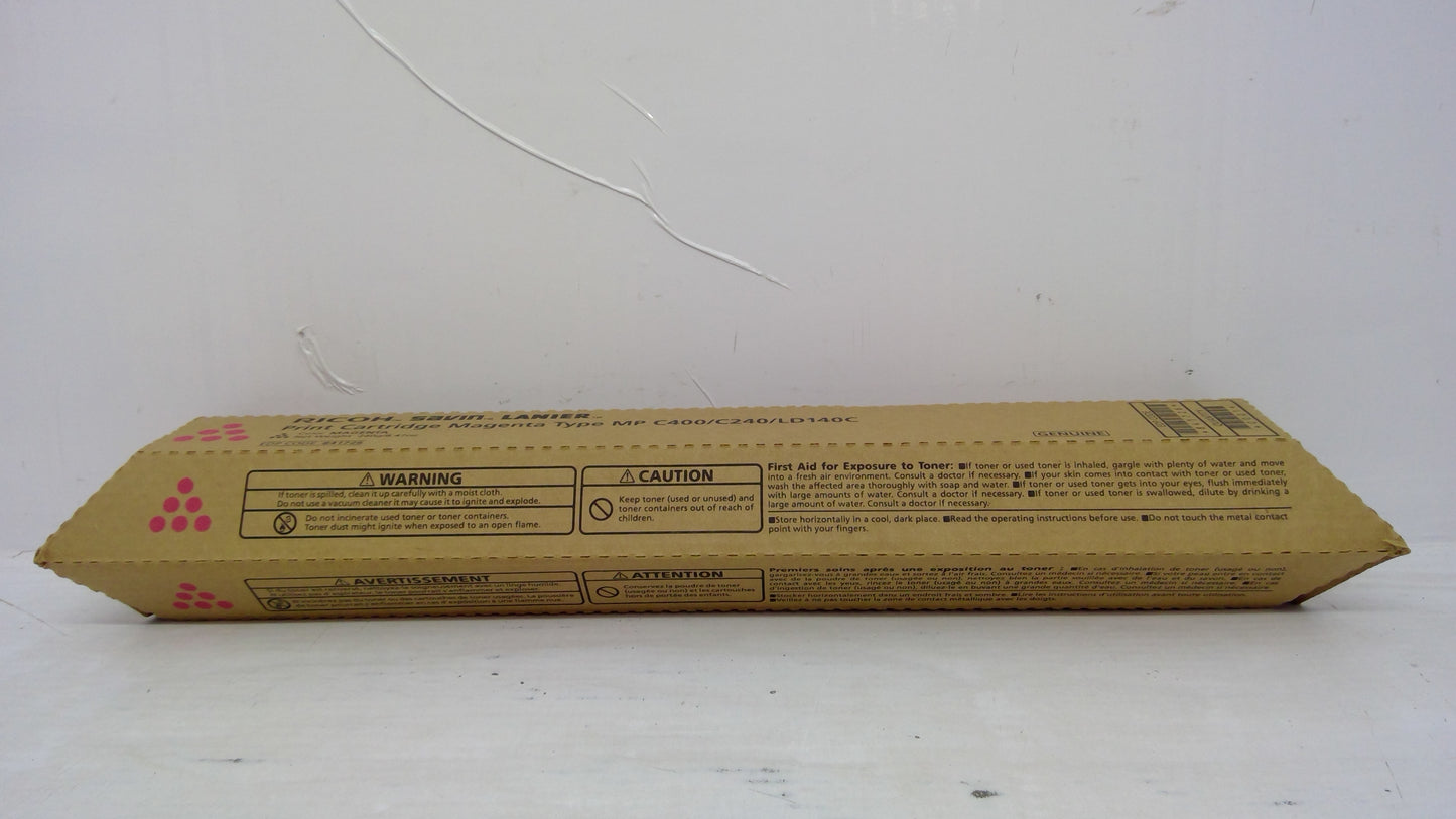 Ricoh 841726 Magenta Toner Cartridge Genuine OEM for MP C300 C400 C240