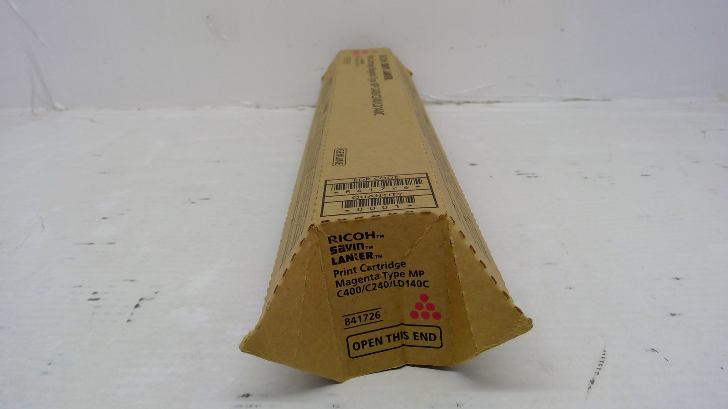Ricoh 841726 Magenta Toner Cartridge Genuine OEM for MP C300 C400 C240