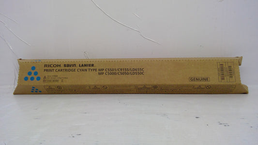 Ricoh 841455 Cyan Toner Cartridge Genuine OEM for MP C4000 C4501 C5000 C5501