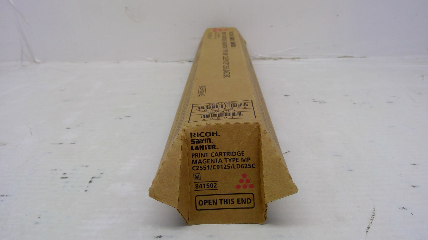 Ricoh 841502 Magenta Toner Cartridge Genuine OEM for MP C2030 C2050 C2551