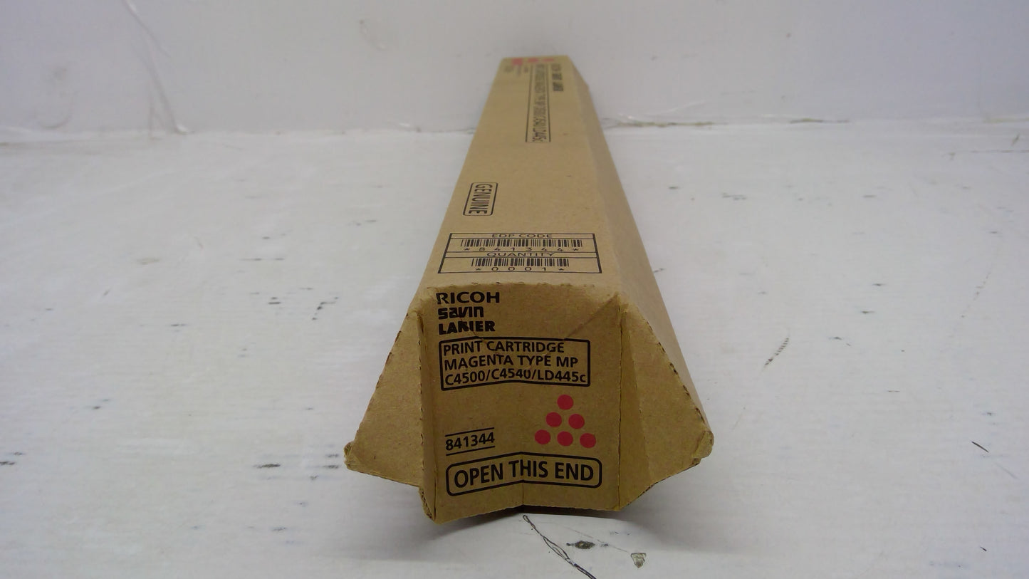 Ricoh 841344 Magenta Toner Cartridge Genuine OEM for MP C3500 C4500