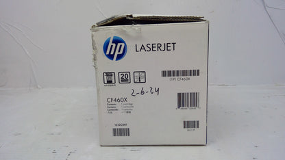 HP CF460X Black Toner Cartridge (Open Box) for Color LaserJet Enterprise M652 M653