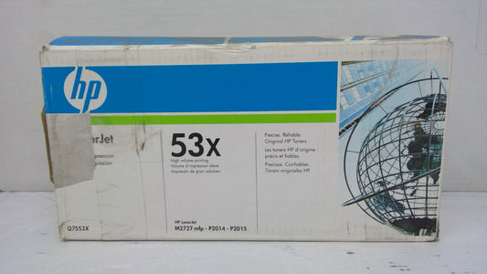 HP Q7553X Black Toner Cartridge (Open Box) for LaserJet P2015 M2727