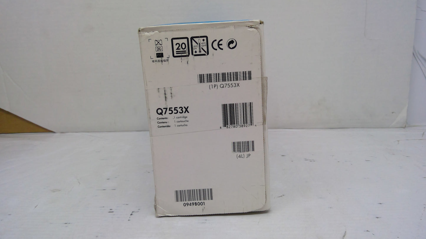 HP Q7553X Black Toner Cartridge (Open Box) for LaserJet P2015 M2727