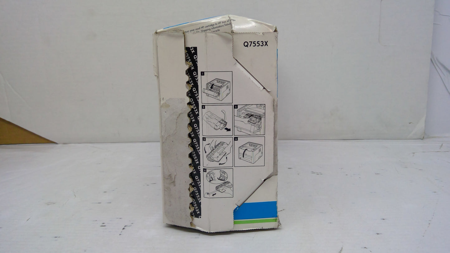 HP Q7553X Black Toner Cartridge (Open Box) for LaserJet P2015 M2727