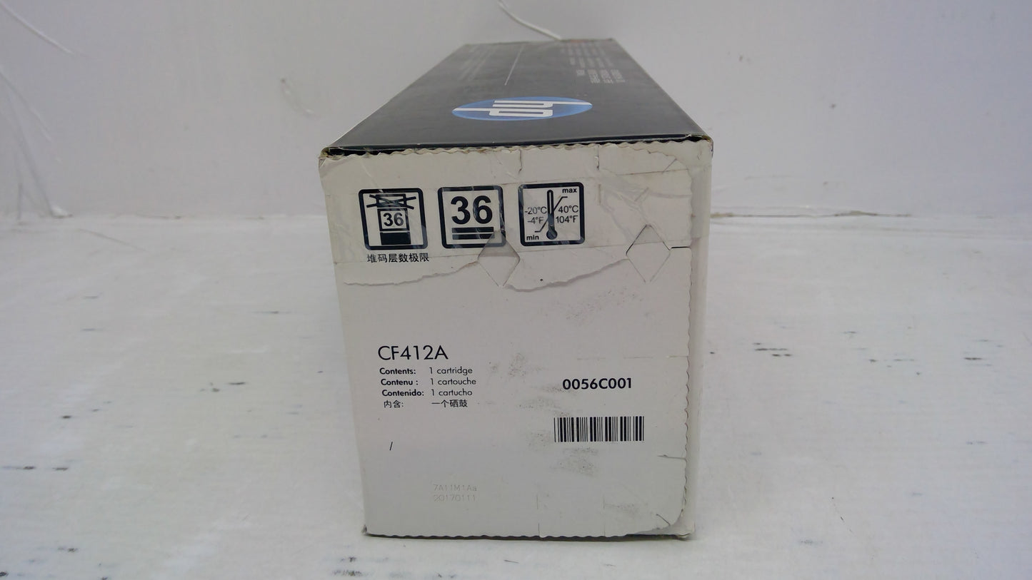 HP CF412A Yellow Toner Cartridge (Open Box) for LaserJet M452 M477