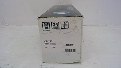 HP CF412A Yellow Toner Cartridge (Open Box) for LaserJet M452 M477