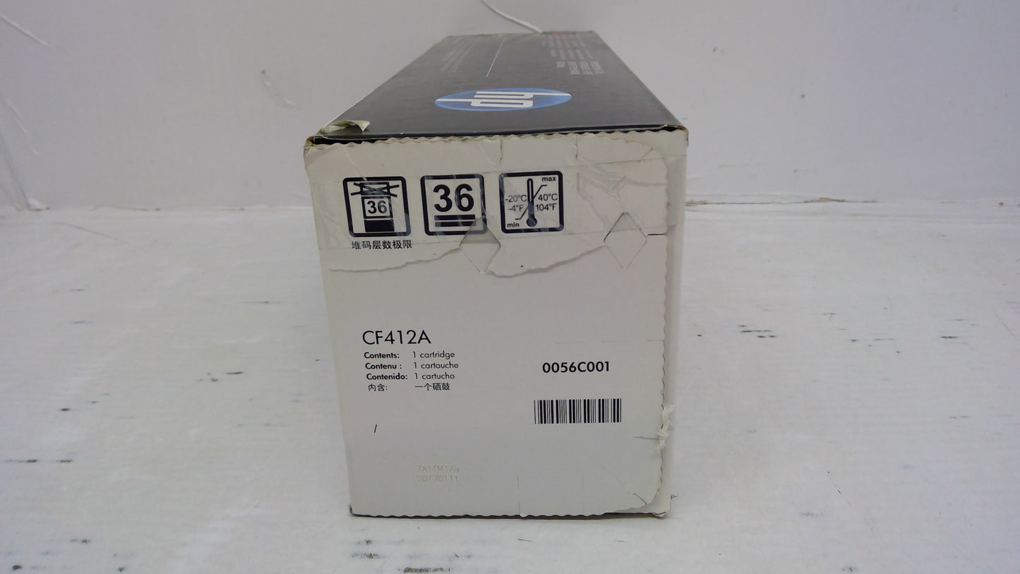 HP CF412A Yellow Toner Cartridge (Open Box) for LaserJet M452 M477