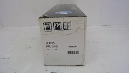 HP CF412A Yellow Toner Cartridge (Open Box) for LaserJet M452 M477