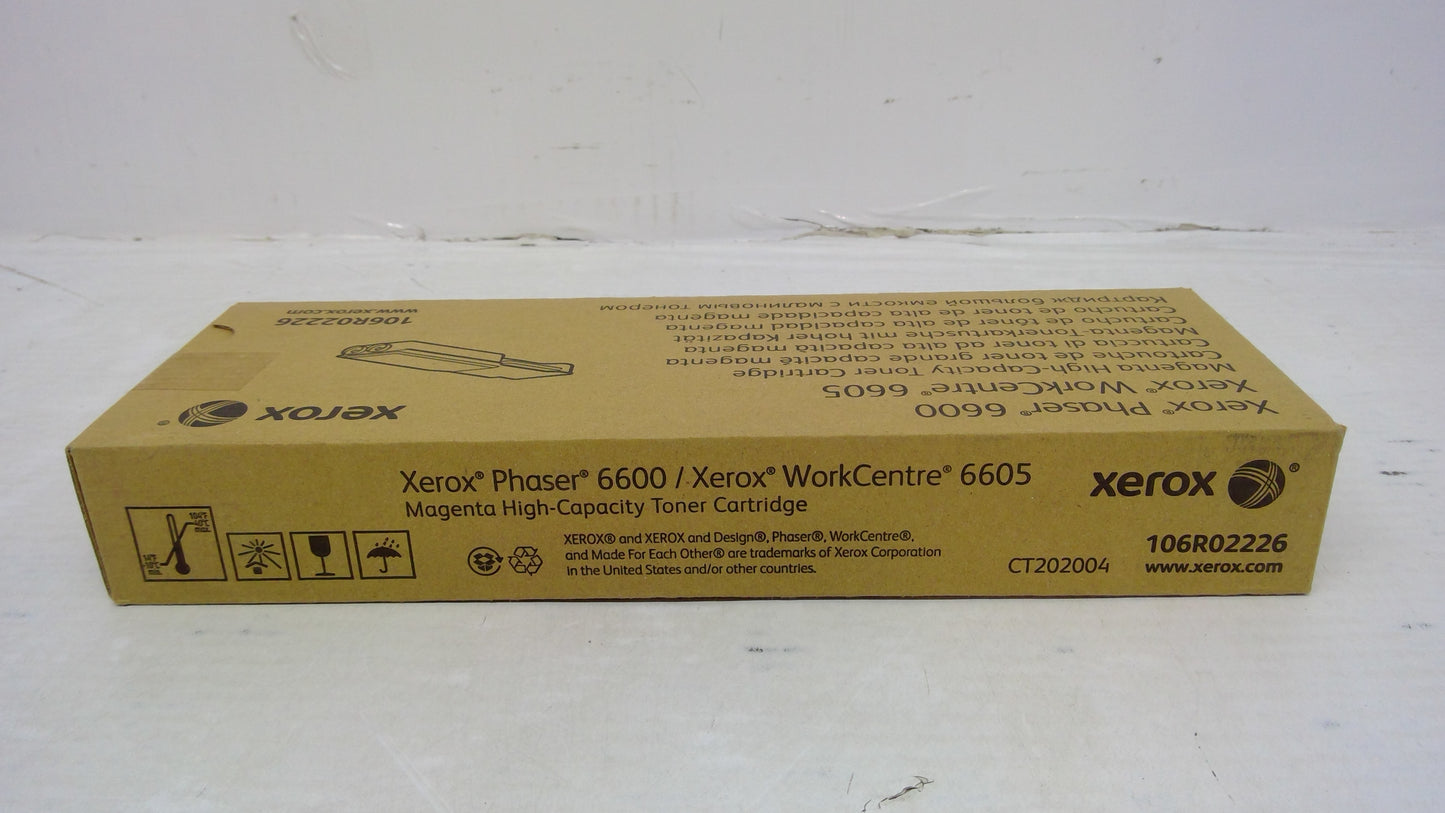 Xerox 106R02226 Magenta Toner Cartridge for Phaser 6600 WorkCentre 6605 (Metered)