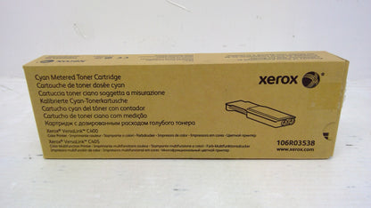 Xerox 106R03538 Cyan Toner Cartridge for VersaLink C400 C405 (Metered)